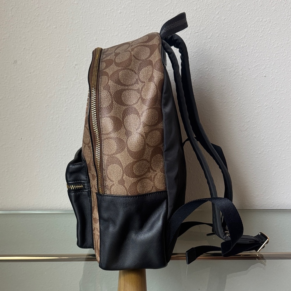 Coach Original Dept. of Corrections Bear, Gummy Leather Backpack - Picture 7 of 9
